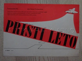 PŘÍŠTÍ LÉTO, FILMOVÝ LETÁK