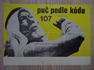 PUČ PODLE KÓDU 107, FILMOVÝ LETÁK