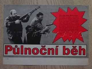 PŮLNOČNÍ BĚH, FILMOVÝ LETÁK