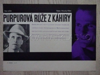 PURPUROVÁ RŮŽE Z KÁHIRY, FILMOVÝ LETÁK