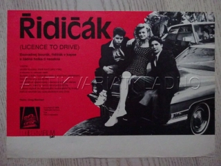 ŘIDIČÁK, FILMOVÝ LETÁK