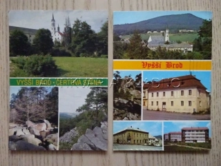 VYŠŠÍ BROD, OKRES ČESKÝ KRUMLOV, 2 KUSY
