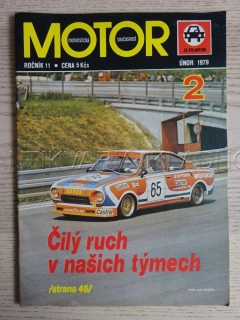 MOTOR, MOTORISTICKÁ SOUČASNOST Č. 2, ROČ. 11, 1979