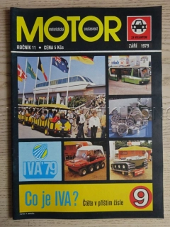 MOTOR, MOTORISTICKÁ SOUČASNOST Č. 9, ROČ. 11, 1979