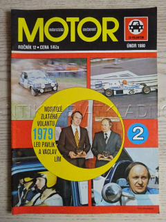 MOTOR, MOTORISTICKÁ SOUČASNOST Č. 2, ROČ. 12, 1980