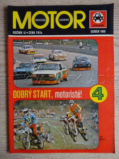 MOTOR, MOTORISTICKÁ SOUČASNOST Č. 4, ROČ. 12, 1980