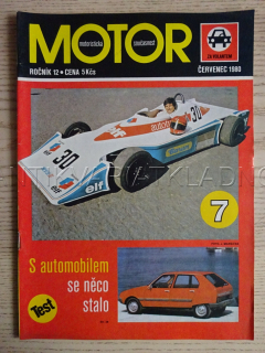 MOTOR, MOTORISTICKÁ SOUČASNOST Č. 7, ROČ. 12, 1980