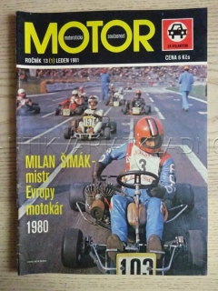 MOTOR, MOTORISTICKÁ SOUČASNOST Č. 1, ROČ. 13, 1981