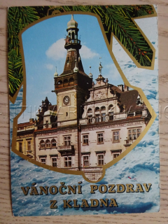KLADNO - VÁNOČNÍ POZDRAV Z KLADNA, RADNICE