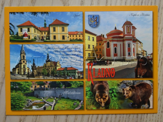 KLADNO - KOSTEL SVATÉHO FLORIÁNA, ZÁMEČEK, NÁMĚSTÍ, MEDVĚDÁRIUM