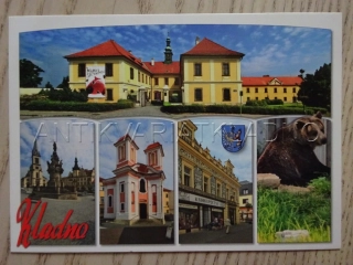 KLADNO - KOSTEL SVATÉHO FLORIÁNA, ZÁMEČEK, NÁMĚSTÍ, MEDVĚDÁRIUM