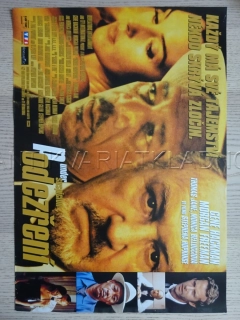 PODEZŘENÍ, GENE HACKMAN, MORGAN FREEMAN, FILM USA, PLAKÁT 1009
