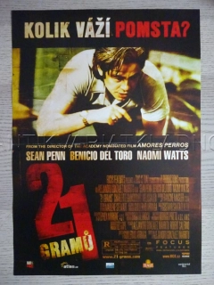 21 GRAMŮ, SEAN PENN, NAOMI WATTS, FILM USA, PLAKÁT 1013