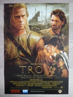 TROJA, BRAD PITT, ORLANDO BLOOM, FILM USA, PLAKÁT 1017