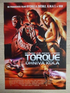 TORQUE: OHNIVÁ KOLA, MARTIN HENDERSON, ICE CUBE, FILM USA, PLAKÁT 1019