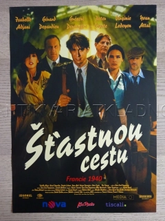 ŠŤASTNOU CESTU, GÉRARD DEPARDIEU, ISABELLE ADJANI, FILM FR, PLAKÁT 1038