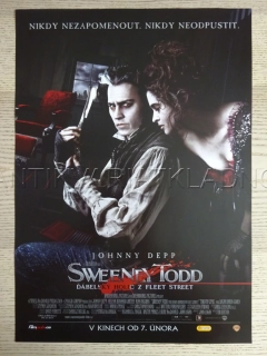 SWEENEY TODD: ĎÁBELSKÝ HOLIČ Z FLEET STREET, JOHNNY DEPP, FILM USA, PLAKÁT 1041