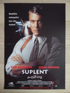 SUPLENT, TOM BERENGER, ERNIE HUDSON, FILM USA, PLAKÁT 1045