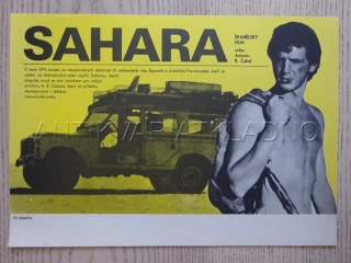 SAHARA, FILMOVÝ LETÁK