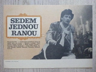 SEDEM JEDNOU RANOU, M. NOGA, FILMOVÝ LETÁK