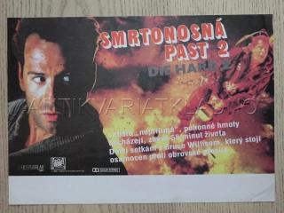 SMRTONOSNÁ PAST 2, B. WILLIS, FILMOVÝ LETÁK