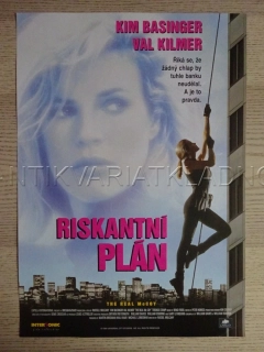 RISKANTNÍ PLÁN, KIM BASINGER, VAL KILMER, FILM USA, PLAKÁT 1085