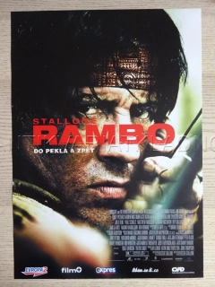 RAMBO: DO PEKLA A ZPĚT, SYLVESTER STALLONE, FILM USA, PLAKÁT 1086