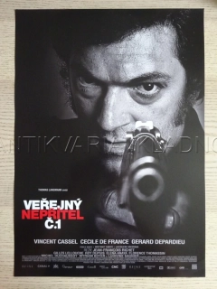VEŘEJNÝ NEPŘÍTEL Č. 1, VINCENT CASSEL, GÉRARD DEPARDIEU, FILM FR, PLAKÁT 1090