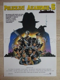 POLICEJNÍ AKADEMIE 6, DAVID GRAF, MICHAEL WINSLOW, FILM USA, PLAKÁT 1101