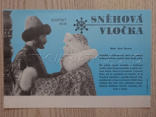SNĚHOVÁ VLOČKA, FILMOVÝ LETÁK