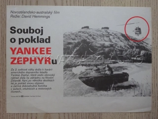 SOUBOJ O POKLAD YANKEE ZEPHYRU, FILMOVÝ LETÁK