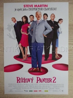 RŮŽOVÝ PANTER 2, STEVE MARTIN, JEAN RENO, FILM USA, PLAKÁT 1106