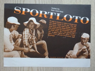 SPORTLOTO, FILMOVÝ LETÁK