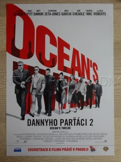 DANNYHO PARŤÁCI 2, GEORGE CLOONEY, BRAD PITT, FILM USA, PLAKÁT 1116