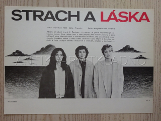 STRACH A LÁSKA, FILMOVÝ LETÁK