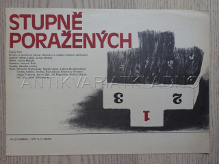 STUPNĚ PORAŽENÝCH, M. VAŠUT, FILMOVÝ LETÁK