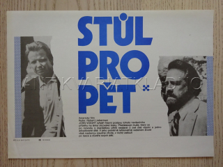 STŮL PRO PĚT, J. VOIGHT, R. CREENA, FILMOVÝ LETÁK