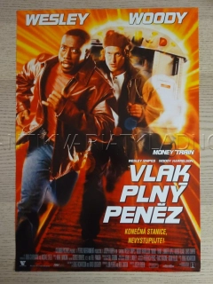 VLAK PLNÝ PENĚZ, WESLEY SNIPES, WOODY HARRELSON, FILM USA, PLAKÁT 1132