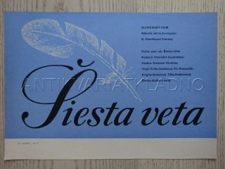 ŠIESTA VETA, FILMOVÝ LETÁK
