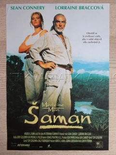 ŠAMAN, SEAN CONNERY, LORRAINE BRACCO, FILM USA, PLAKÁT 1141