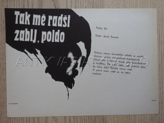 TAK MĚ RADŠÍ ZABIJ, POLDO, FILMOVÝ LETÁK
