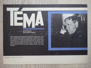 TÉMA, FILMOVÝ LETÁK