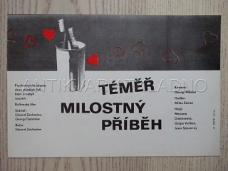 TÉMĚŘ MILOSTNÝ PŘÍBĚH, FILMOVÝ LETÁK