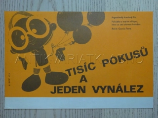 TISÍC POKUSŮ A JEDEN VYNÁLEZ, FILMOVÝ LETÁK