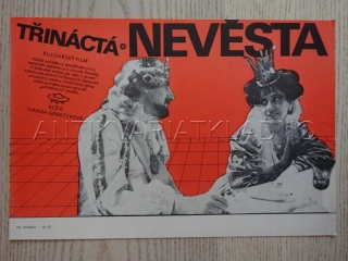 TŘINÁCTÁ NEVĚSTA, FILMOVÝ LETÁK