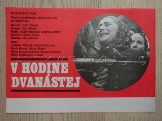 V HODINE DVANÁSTEJ, L. CHUDÍK, FILMOVÝ LETÁK