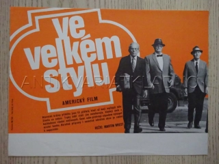 VE VELKÉM STYLU, FILMOVÝ LETÁK