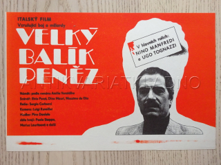 VELKÝ BALÍK PENĚZ, N. MANFREDI, FILMOVÝ LETÁK