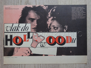 VLAK DO HOLLYWOODU, FILMOVÝ LETÁK