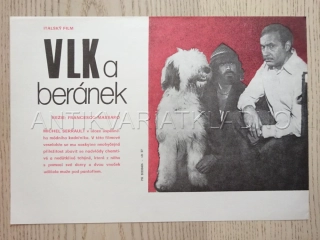 VLK A BERÁNEK, T. MILLIAN, FILMOVÝ LETÁK